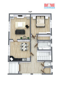 Prodej rodinného domu, 204 m², Těmice - 7