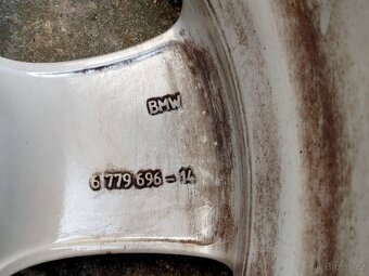 Alu kola originál BMW 1 7J x16 EH2, 5x120, IS 44, letní pneu - 7