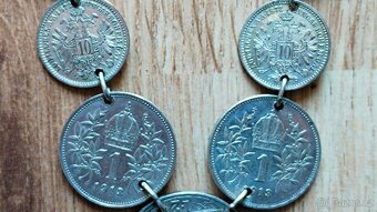 Stříbrný Náhrdelník s mincemi - 7