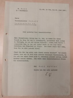 DOKUMENTY PO GENERÁL SS BERNHARD VOSS 1 - 7