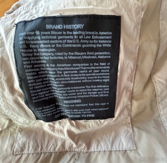 Dámský péřový kabát zn. Blauer vel. M - 7