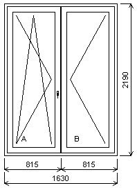 Dvoukřídlé balkonové dveře - 7
