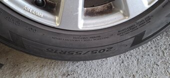 Alu kola Borbet R16 5x112 + pneu 205/55 R16 - 7