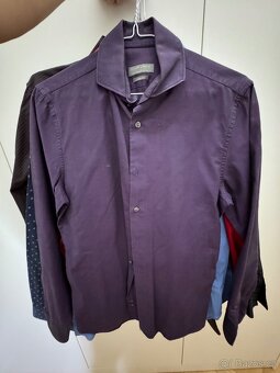8 ks pánských košilí vel. S, slim fit - 7