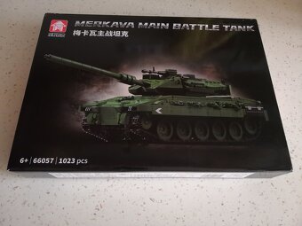 Stavebnice Tank Merkava, kompatibilní s Lego - 7