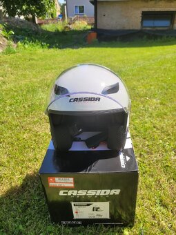 Helma Cassida reflex - Bílá velikost S - 7