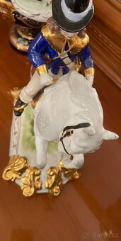 Prodám: Porcelánová figurka jezdce. Originál. Jezdec od Frie - 7