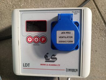 Teplovzdušná turbo kamna na pevná paliva Falco Eco 20kW - 7