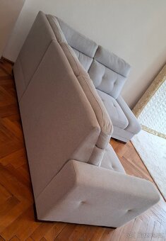 Rozkládací rohový gauč s úložným prostorem - 7