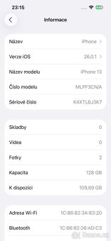 iPhone 13 – výborný stav, černý, 128 GB - 7
