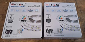 Set RGB LED pásek 5m, napájení, trafo, ovládání - 7