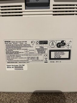 Epson AcuLaser CX17NF – funkční, 3x toner - 7