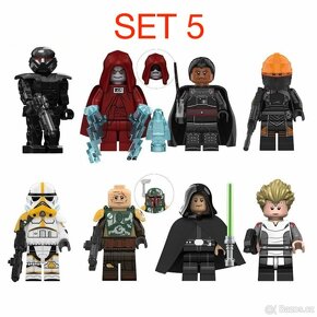 Rôzne figúrky Star Wars 1 (8ks) typ lego - nové - 7