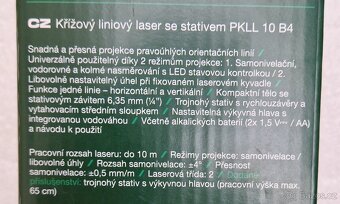 Laser Parkside PKLL 10 B3, se stativem. NEROZBALENO - 7
