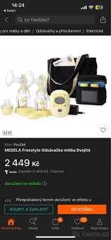 Odsávačka mléka Medela - 7