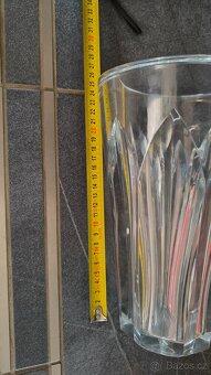 Váza Baccarat France 24cm, váha 4,27kg - 7