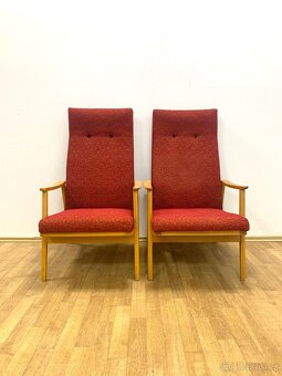 Retro kŕesla TON 60. léta polohovací - 7