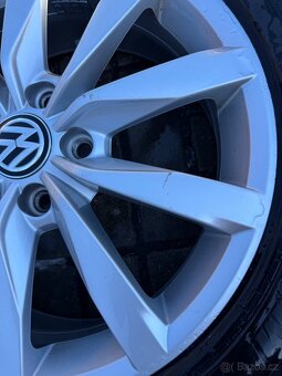 ORIGINÁL Alu Volkswagen Dijon R17, 5x112 - CELOROČNÍ - 7