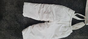 Dětská luxusní bílá souprava/kombinéza 12-36měs - 7