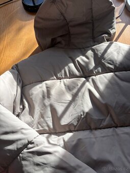 Hřejivá teplá delší bunda - kabát, nová Vel. XL - 7