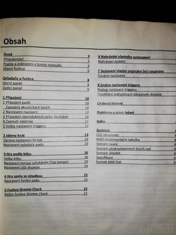 Prodám Bicí modul YAMAHA DTX500 - 7