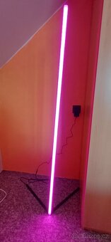 Led barevná stojací lampa na podlahu, dálkový ovladač - 7