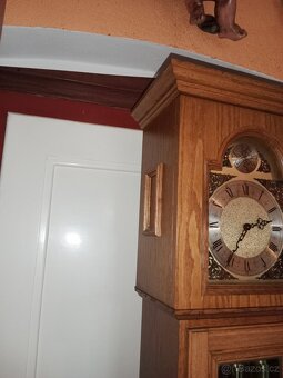 Pěkné, staré funkční třízávažové hodiny Kienzle- Big Ben, - 7
