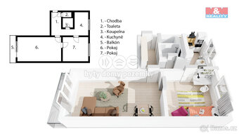 Prodej bytu 2+1, 51 m², Havířov, ul. Želivského - 7