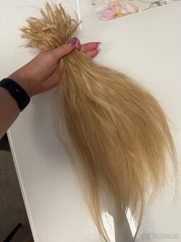 Středoevropské panenské blond vlasy - 7