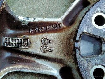 Alu kola originál Opel, 6J x r16, 5x110, ET 44, Letní pneu - 7