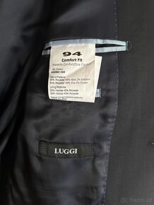 Pánský oblek Luggi , barva navy blue - 7