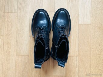 Dámské kožené polokozačky, vel. 40 - 7