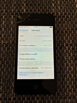 Apple iPhone 4 32GB černý + druhý na ND - 7
