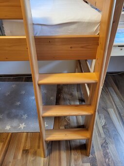 Dětská zvýšená postel/ patrová postel Gazel Sendy - masiv - 7