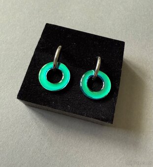 Orig. veselý set přívěsek + náušnice, chameleon, sleva. - 7