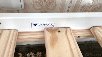 Dětská postel Vipack 140x70, bílá - 7
