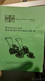 Bubnová sekačka DAKR BLP-60/1, motor HONDA - 7