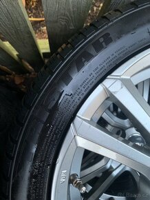 ALU KOLA 5x100 R16 + celoroční pneu 6-7mm Škoda, Seat, VW - 7