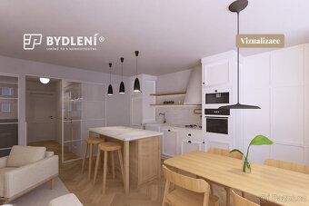 Kompletně zrekonstruovaný designový byt 3+kk (76 m²) s nadst - 7