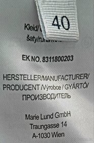 Nové společenské krajkové midi šaty Marie Lund 40 - 7