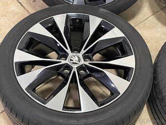 Alu kola 5x112 et44 original Škoda Superb III 235/45 R18 - 7