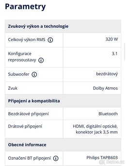 Soundbar Philips - 7