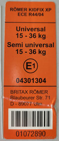 Autosedačka Britax Römer Kidfix XP 15-36 kg - 7