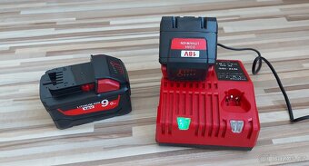 Akumulátory pro nářadí Milwaukee 18V/ 9.0mAh,nové TOP. - 7