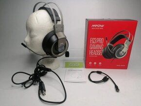 Herní sluchátka MPOW EG3 Pro, RGB LED, zvuk 7.1 - 7