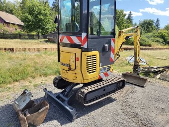 BAGR Komatsu PC14 r2015 - 1700kg - roztah. podv., hyd. svah - 7