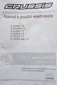 Dámské elektro kolo E-cross lady 7.3 - 7
