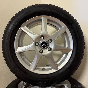 MERCEDES A/B/CLA 5x112 R16 ET44+ZIMNÍ 205/60R16 6,5/6mm - 7