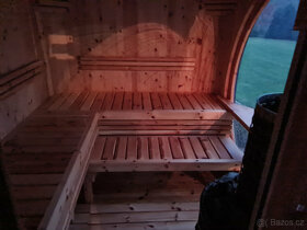 Venkovní panoramatická finská sauna - 7