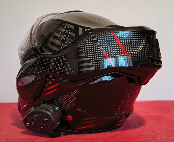 Překlápěcí přilba Scorpion Exo-Tech, vel.S + Interphone Tour - 7